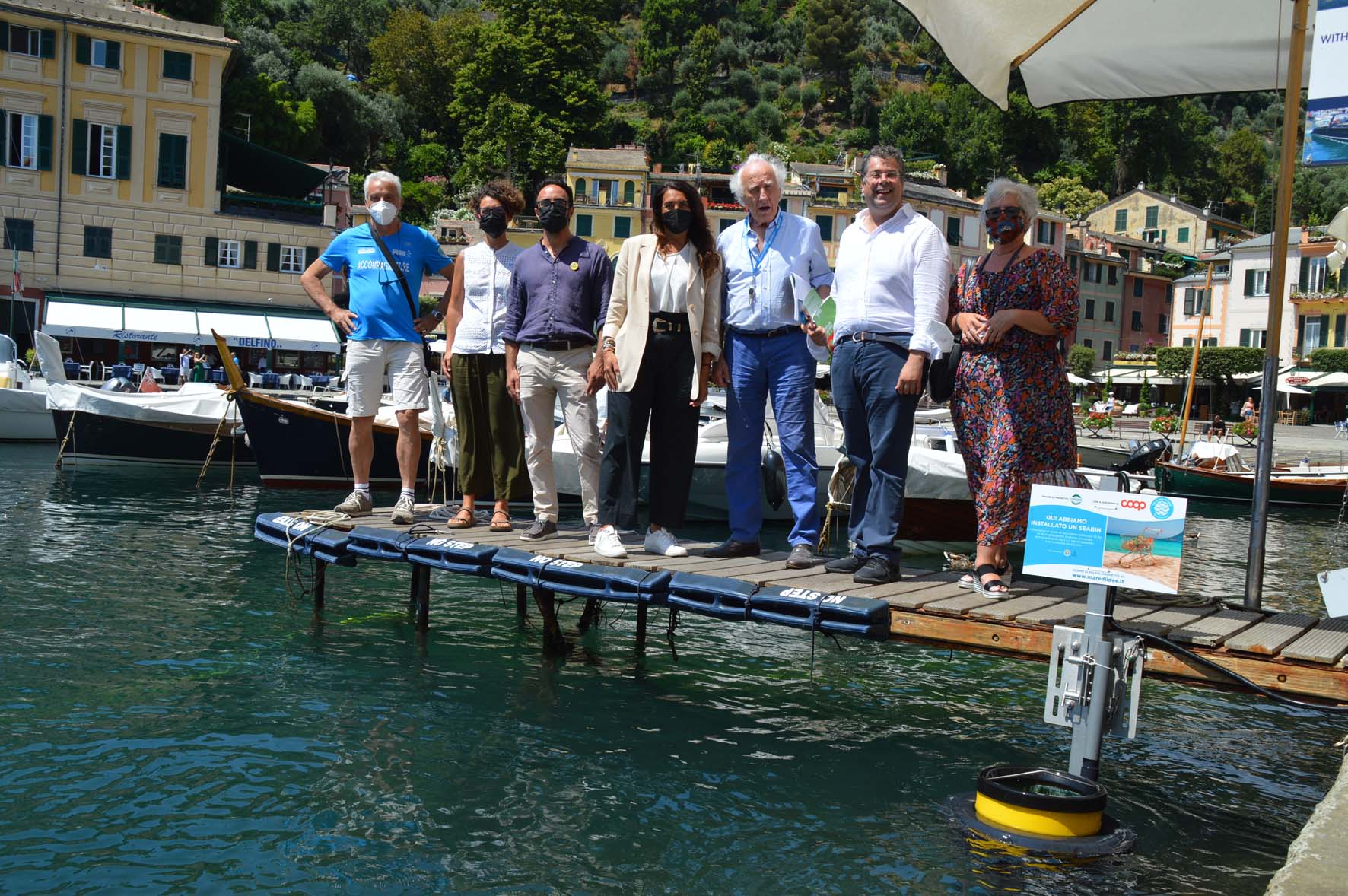 Inaugurazione Seabin, Portofino 