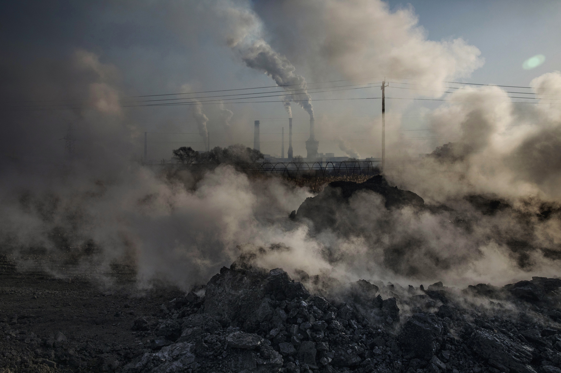 discarica illegale in Cina