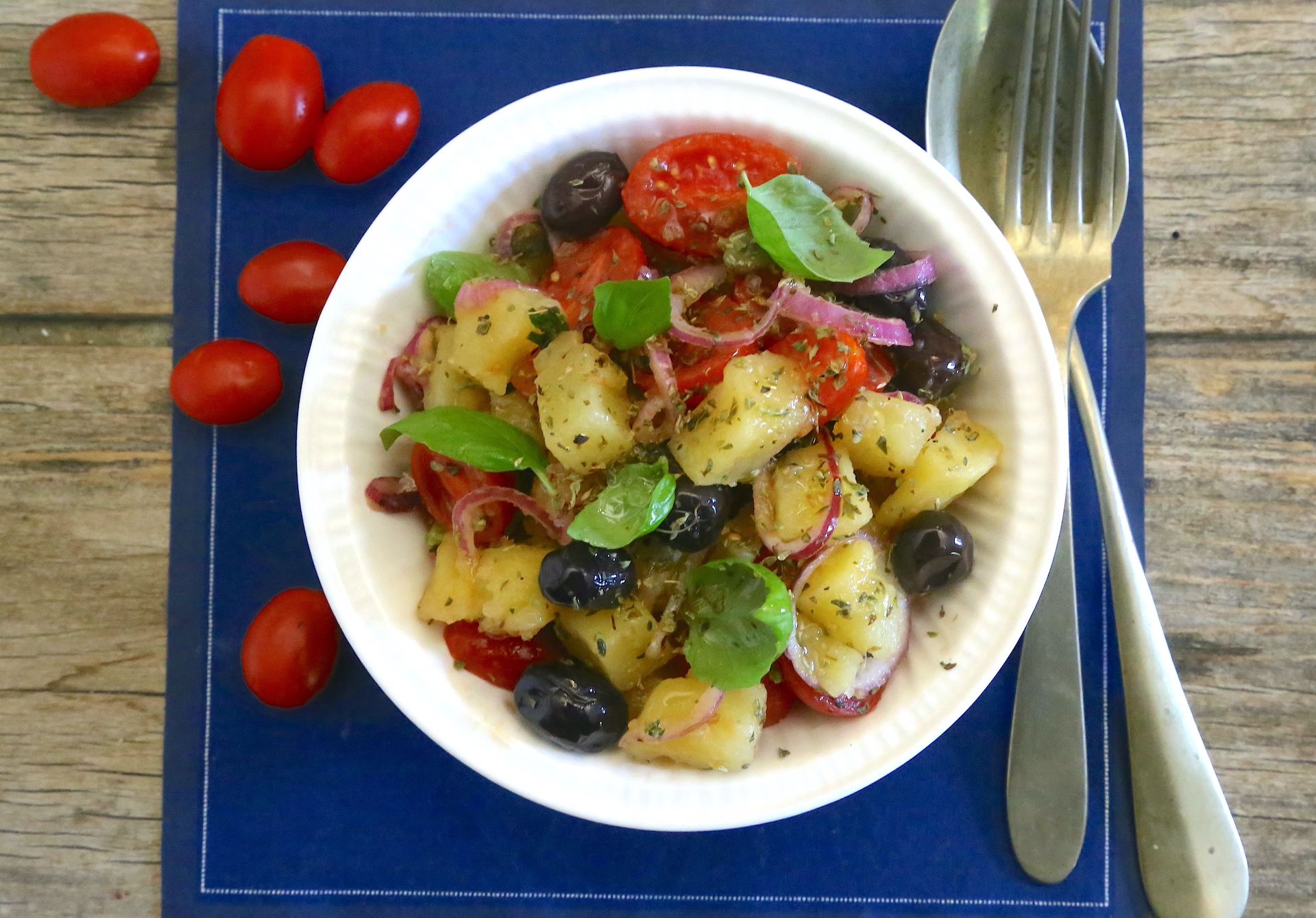 L’insalata pantesca pronta per essere gustata © Beatrice Spagoni 