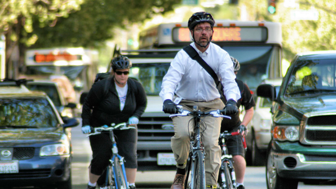 andare tutti i giorni in bicicletta