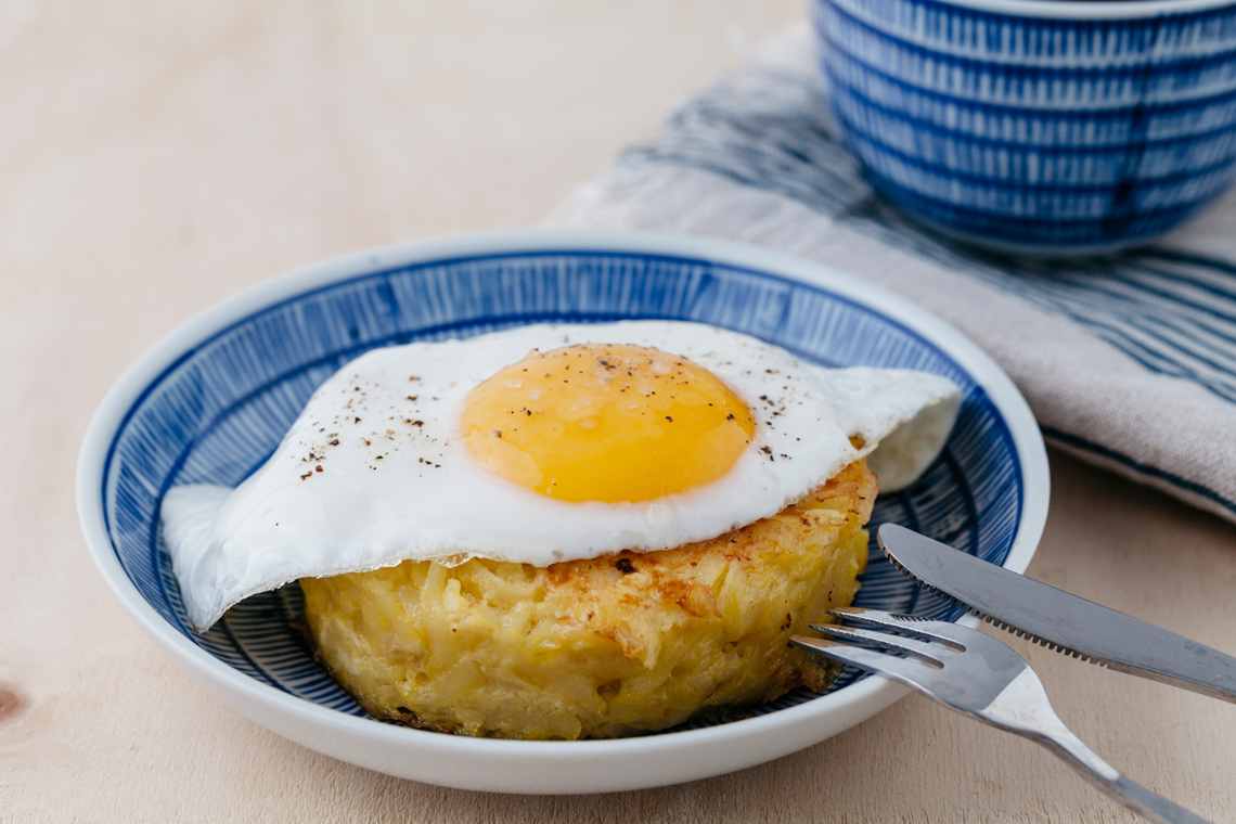 Rosti di patate e mele